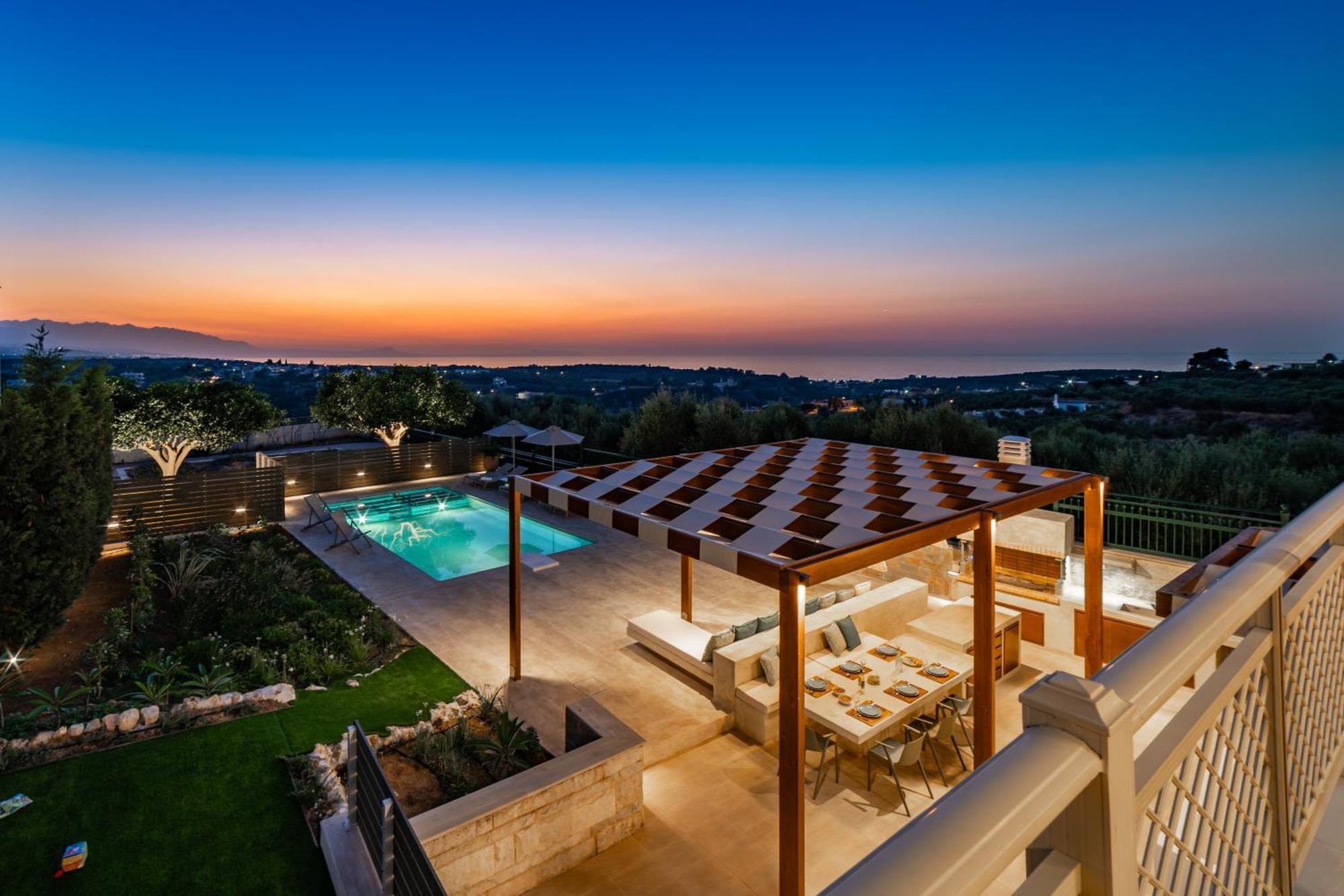Estella Villa With Pool, Children Area, Bbq & Magnificent Views! Astérion エクステリア 写真